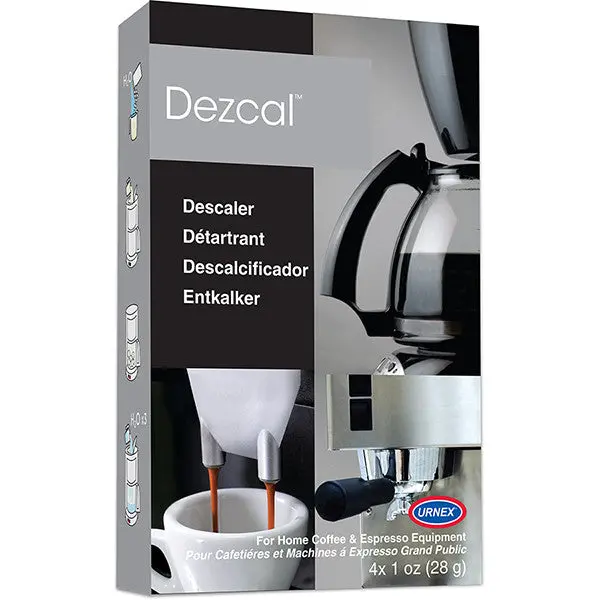 Urnex Dezcal Descaler – 4-Pack For Espresso Machines And Coffee Makers 1