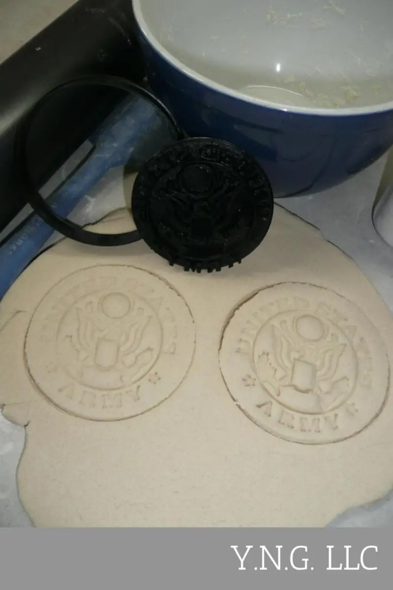 Us Army Cookie Cutter & Stamp Set – Ground Forces Patriotic Baking Kit 1