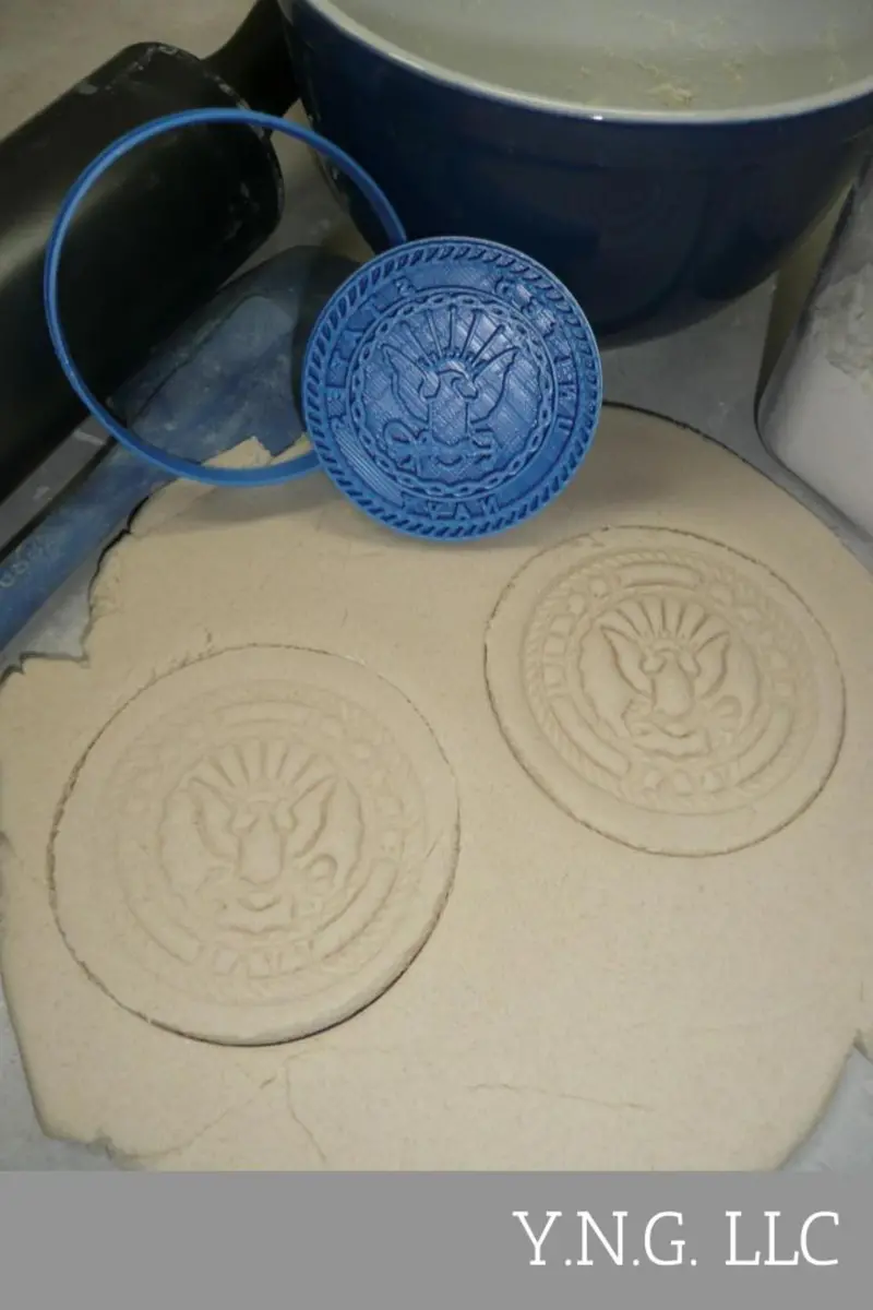 Us Navy Cookie Cutter & Stamp Set – Official Branch-Inspired Baking Tools 1