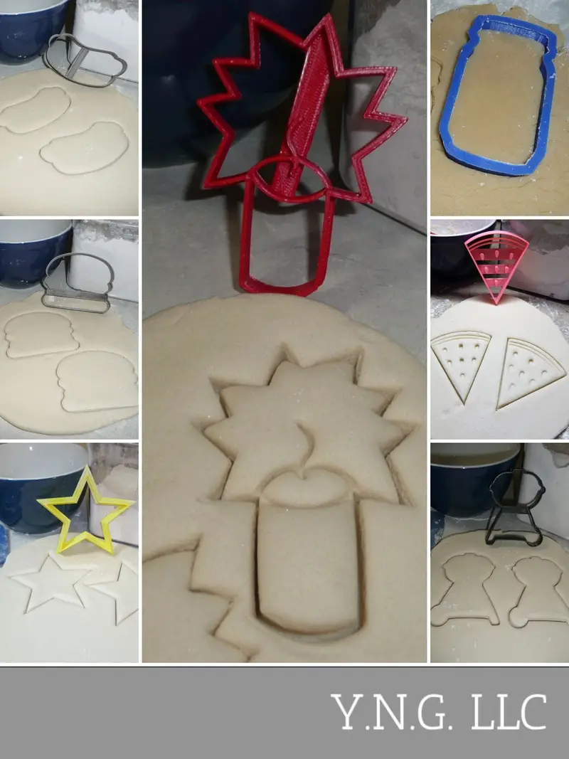 Usa-Made 4Th Of July Cookie Cutter Set: 7 Patriotic Bbq & Picnic Shapes 1