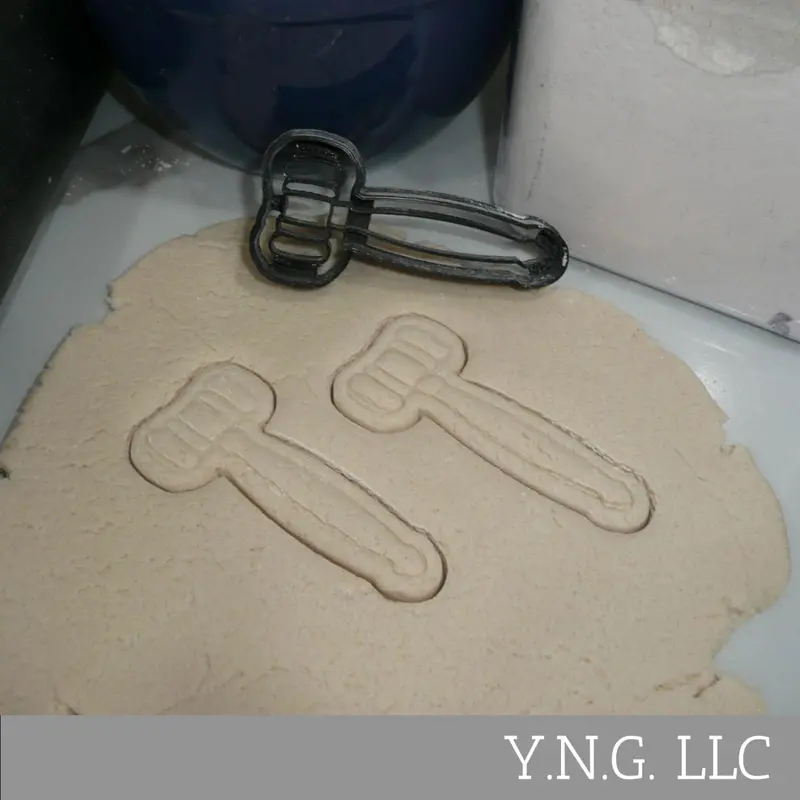 Usa-Made Judge'S Gavel Cookie Cutter For Law-Themed Baking 1