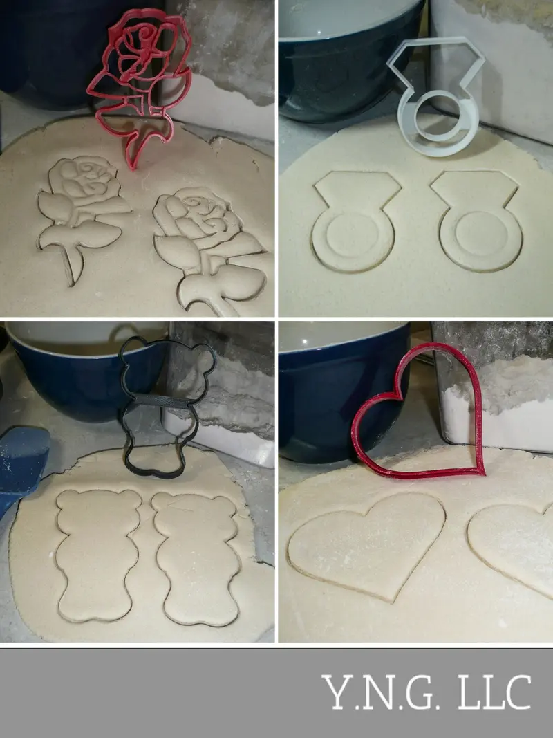 Valentine’S Proposal & Gift Cookie Cutters – 4-Piece Romantic Keepsake Set, Usa-Made Pr1468 1