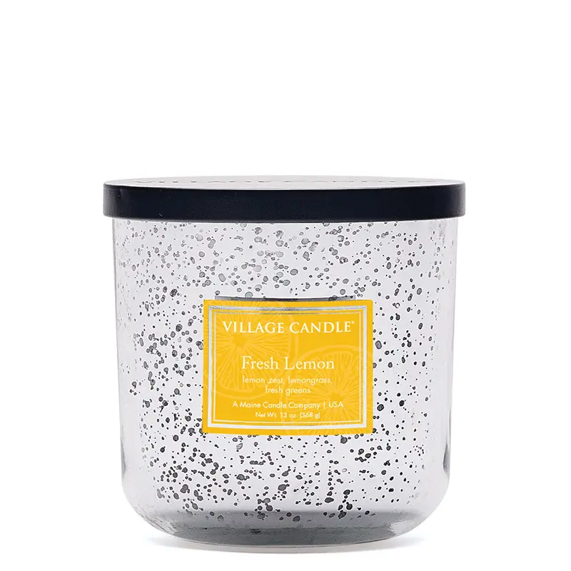 Village Candle Mercury Glass Scented Candle – Hand-Poured Luxury Aroma 1