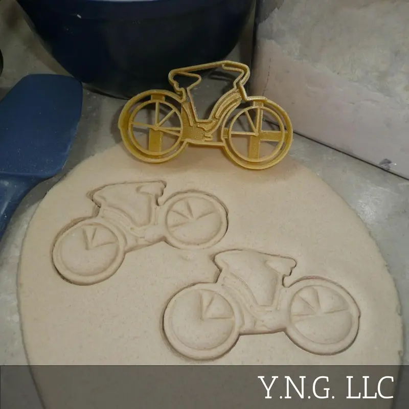 Vintage Cruiser Bike Cookie Cutter – Classic Retro Bicycle Shape, Made In Usa (Pr4916) 1
