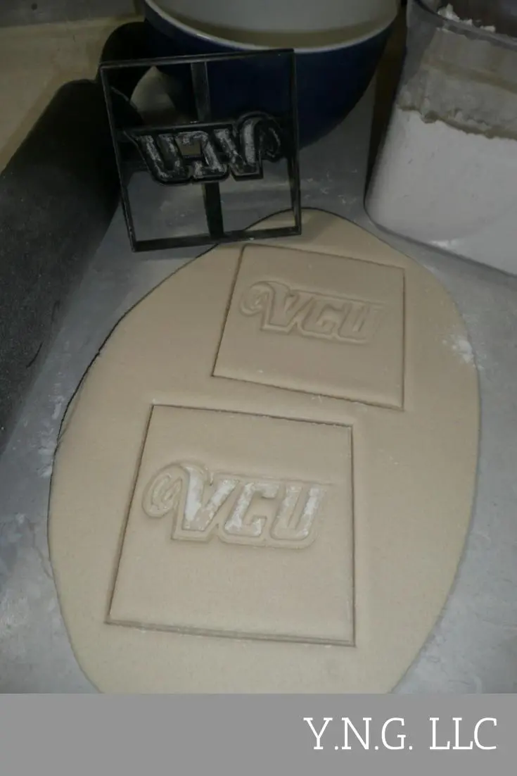 Virginia Commonwealth University Cookie Cutter – 'Vcu' Impression, Modern Collegiate Style 1