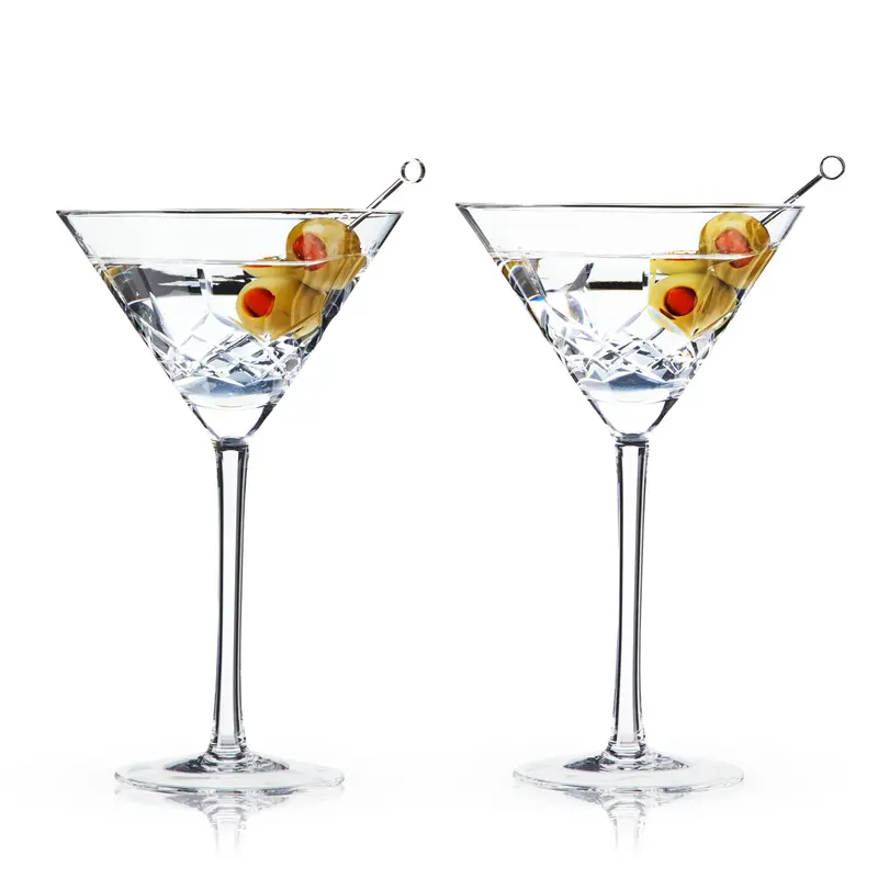 Viski Admiral Crystal Martini Glasses (Set Of 2) 1