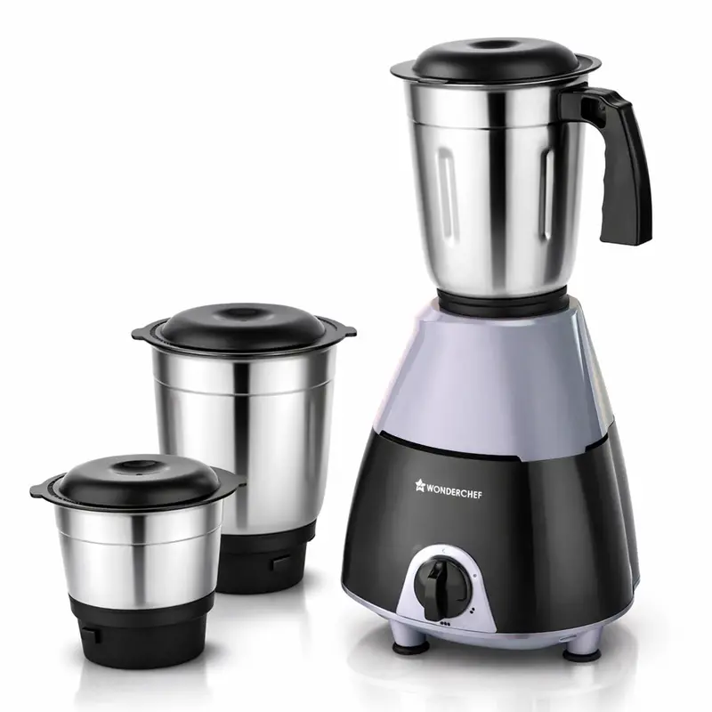 Vista Plus 500W Mixer Grinder – 3 Multi-Use Jars, Pulse & 3-Speed Control, Ideal For Batters & Pastes 1
