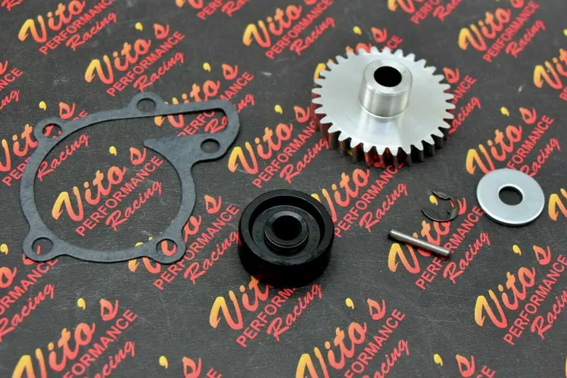 Vito'S Billet Aluminum Water Pump Impeller Kit With Gasket & Seal For Yamaha Banshee 1