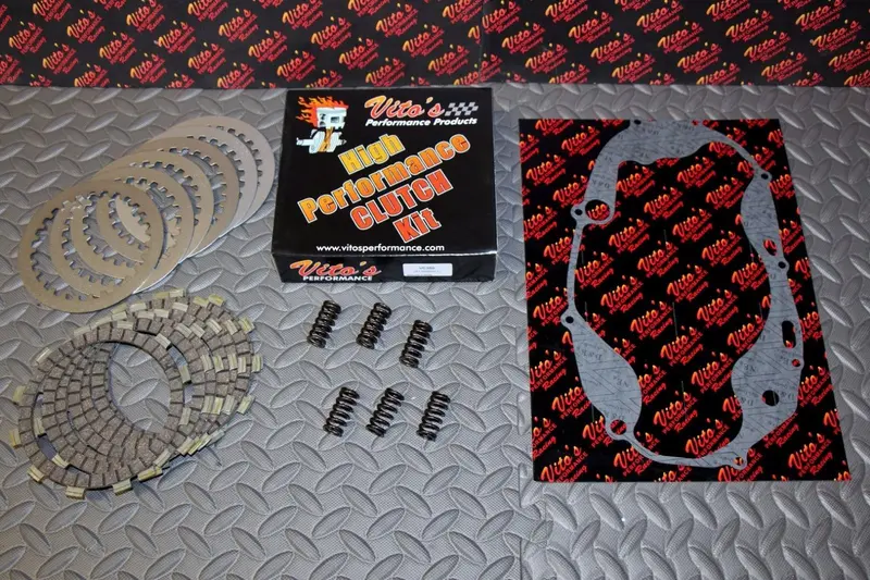 Vito'S Clutch Friction Plate Kit With Cover Gasket – Yamaha Banshee 1