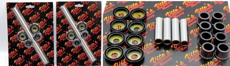 Vito'S Full A-Arm Bushing & Cap Kit – Dual-Side Installation For Banshee/Raptor 700/Yfz450 1