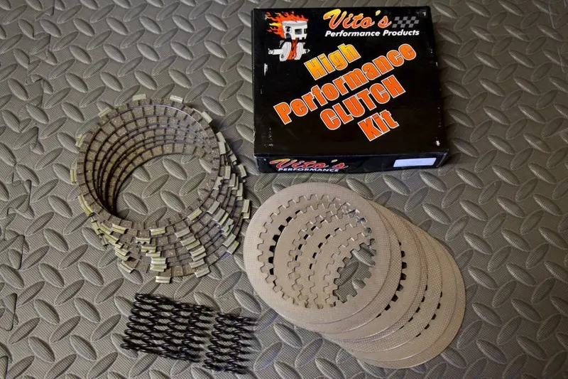 Vito'S Full-Fiber Performance Clutch Kit For Yamaha Yfz450 – 8 Plates, Springs & Fibers 1
