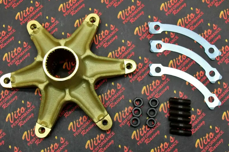 Vito'S Performance Sprocket Hub Kit For Yamaha Banshee & Blaster – Includes Studs, Nuts, And Locking Hardware 1