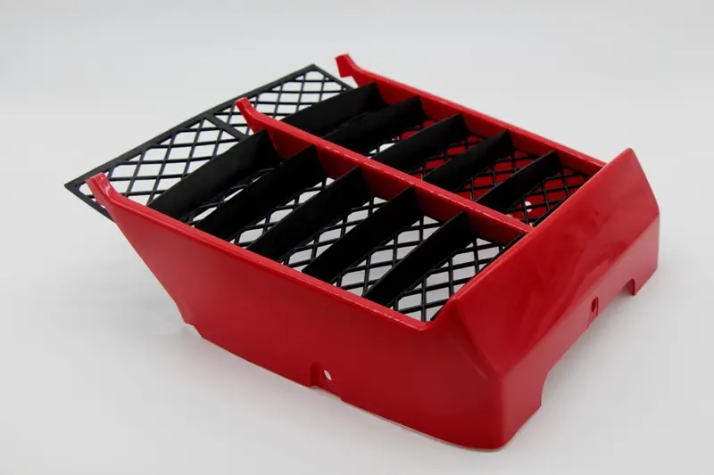 Vito'S Red Plastic Radiator Cover And Grille For Yamaha Banshee 1
