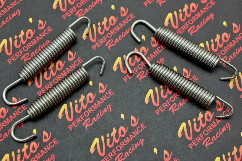 Vito'S Stainless Steel Swivel Exhaust Springs For Yamaha Banshee (1987–2006) – Pack Of 4 1