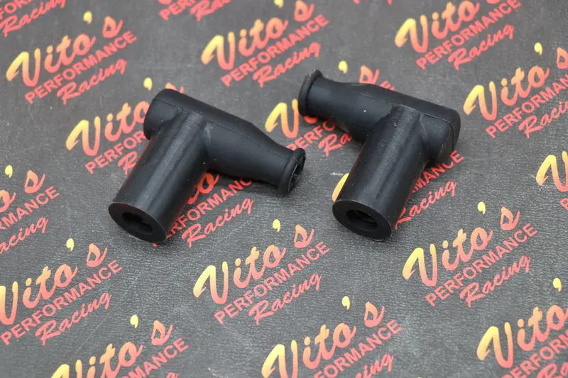Vito'S Stock-Style Rubber Ignition Coil Caps (Pair) For Yamaha Banshee (1987–2006) 1