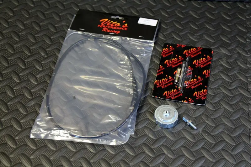 Vito'S Tors Eliminator Kit For Yamaha Blaster 200 — Includes Throttle Cable, Cap & Idle Screw 1