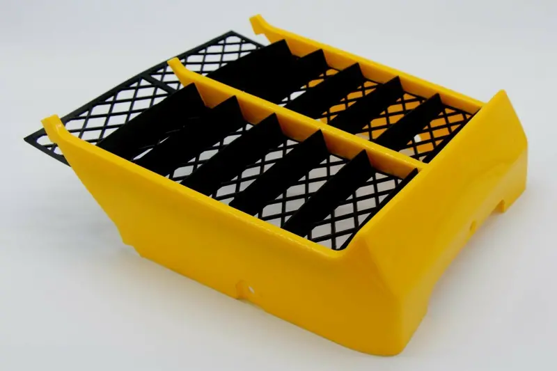 Vito'S Yellow Plastic Radiator Cover And Grille Kit For Yamaha Banshee 1