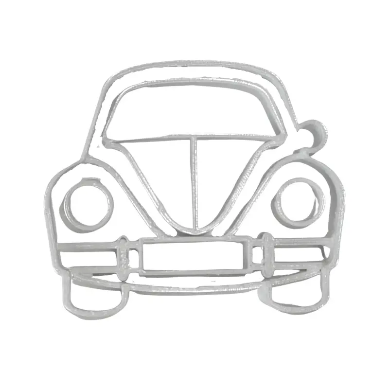 Volkswagen Beetle Cookie Cutter Set – 6-Piece Fondant & Cupcake Topper Kit, 1.75" Size, Usa Fd2160 1
