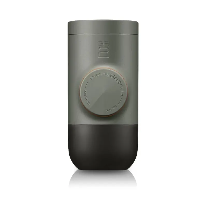 Wacaco Minipresso Gr2 Compact Espresso Maker For Ground Coffee – Grey Olive 1