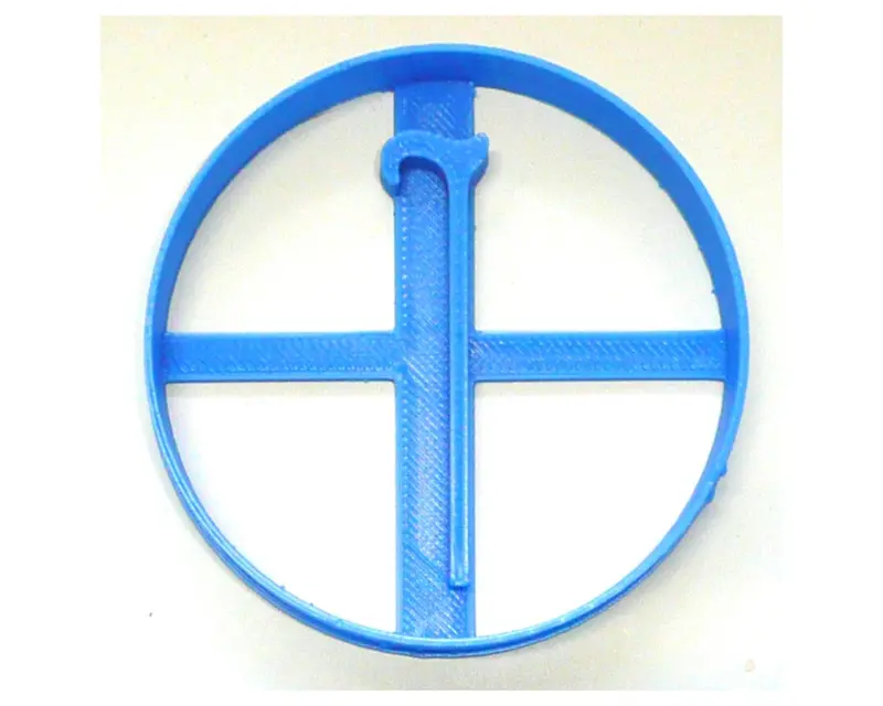 Walking Cane Fondant Cutter – 6-Pack Mobility-Themed Cupcake Decor, 1.75 Inches, Usa Fd3790 1