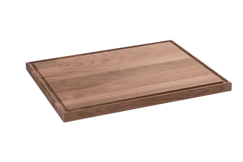 Walnut Thick Butcher Block With Juice Groove – 19" X 15" X 1" 1