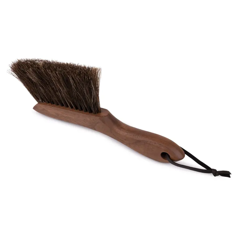 Walnut Wood Counter Brush For Espresso Stations 1