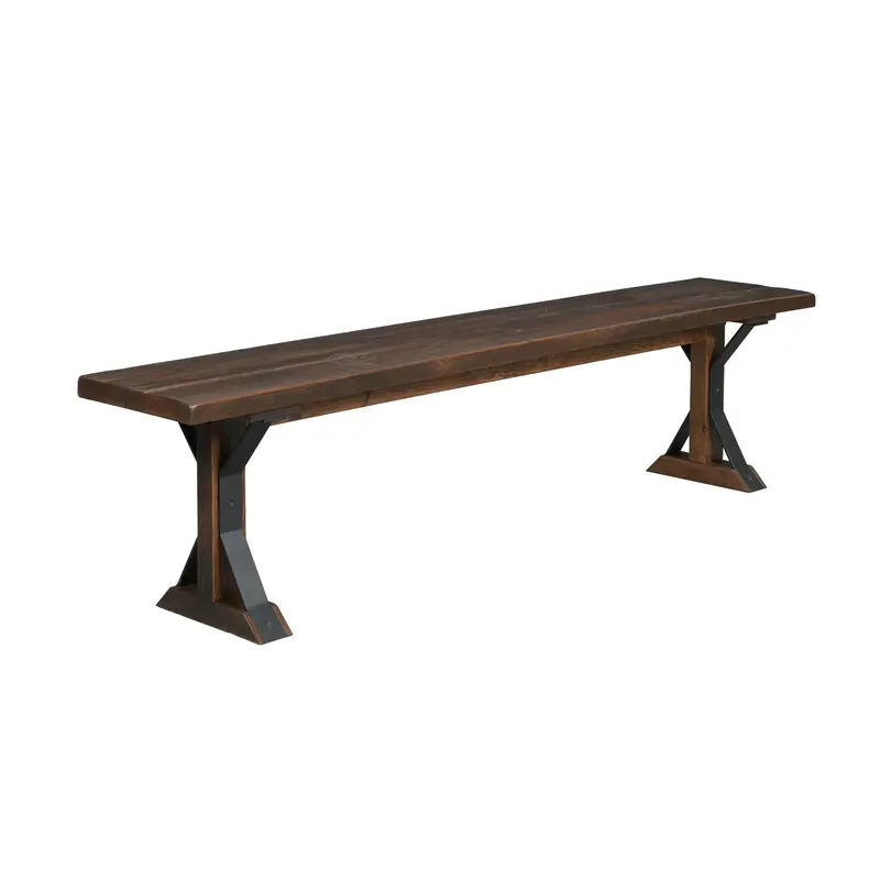 Wellington Padded Bench With Fabric Upholstery 1