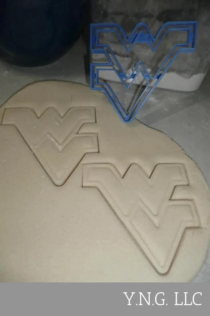 West Virginia University (Wvu) Letters Cookie Cutter – Collegiate Wv Design, Usa-Crafted Pr3884 1