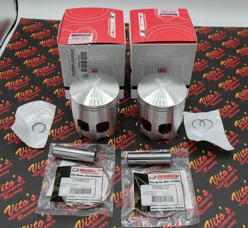 Wiseco 12198 Pistons For Yamaha Banshee – 68.00Mm Assassin Bore, +4Mm Overbore (Pack Of 2) 1