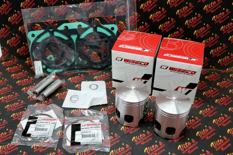 Wiseco 513 Series Piston Set + Gasket Kit For Stock-Crank Yamaha Banshee (64.50Mm) 1