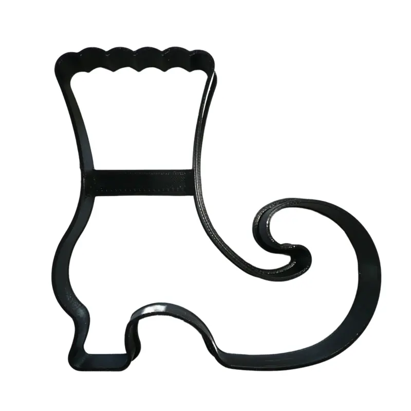 Witch Boot Outline Fondant Cutter – 6-Pack, 1.75" (Usa-Made) 1