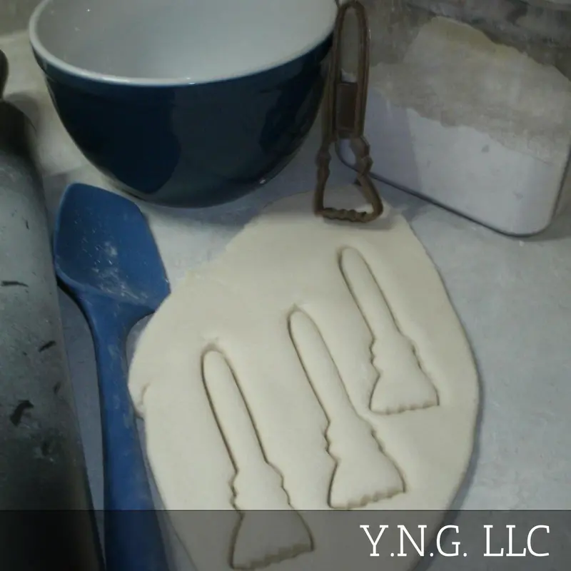 Witch Broom Cookie Cutter – Flying Broomstick & Cleaning Theme, Usa-Made Pr2526 1