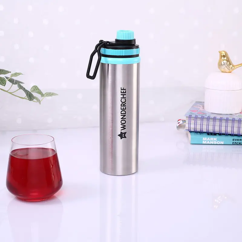 Wonderchef Sippy-Bot Stainless Steel Water Bottle – 750Ml Leak-Proof Sipper With Ergonomic Lid And Thermal Retention 1