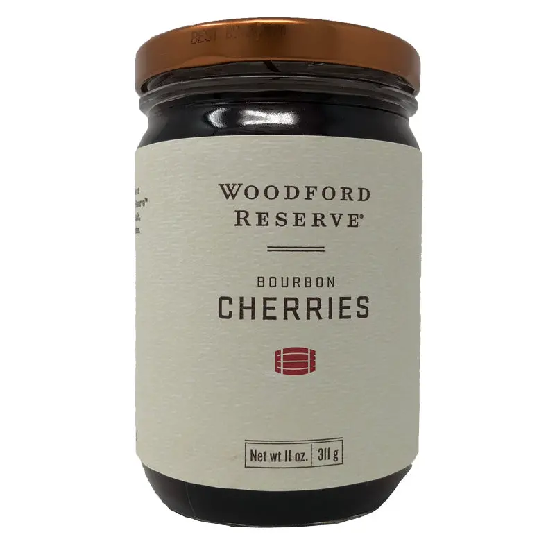 Woodford Reserve Bourbon-Infused Cherries – Gourmet Gift Jar 1