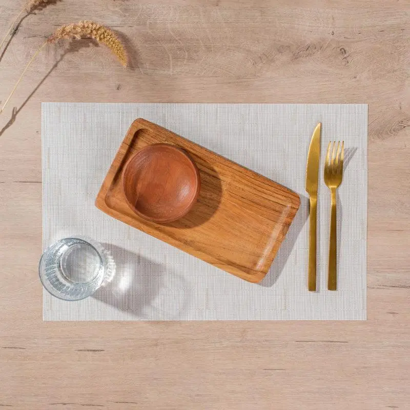 Woven Placemats – Nude Tone, Set Of 6 1
