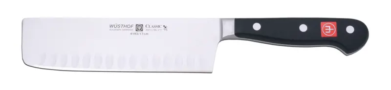 Wüsthof Classic 7-Inch Nakiri Knife With Hollow Edge 1