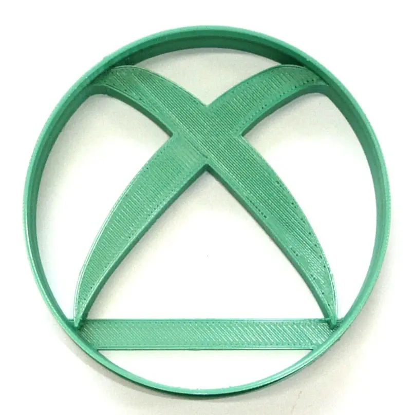 Xbox Logo Fondant Cutter Set – 6X Gaming Cupcake Topper, 1.75", Usa-Made Fd4410 1