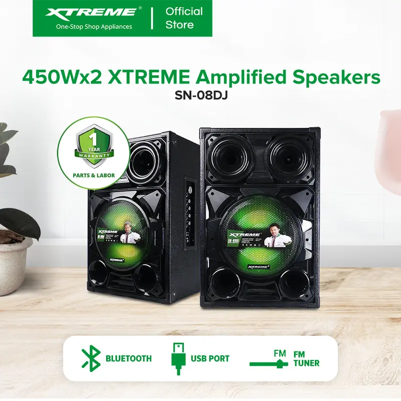 Xtreme 500W Peak Amplified Speaker With Led Display & Dj Features (Sn-08Dj) 1