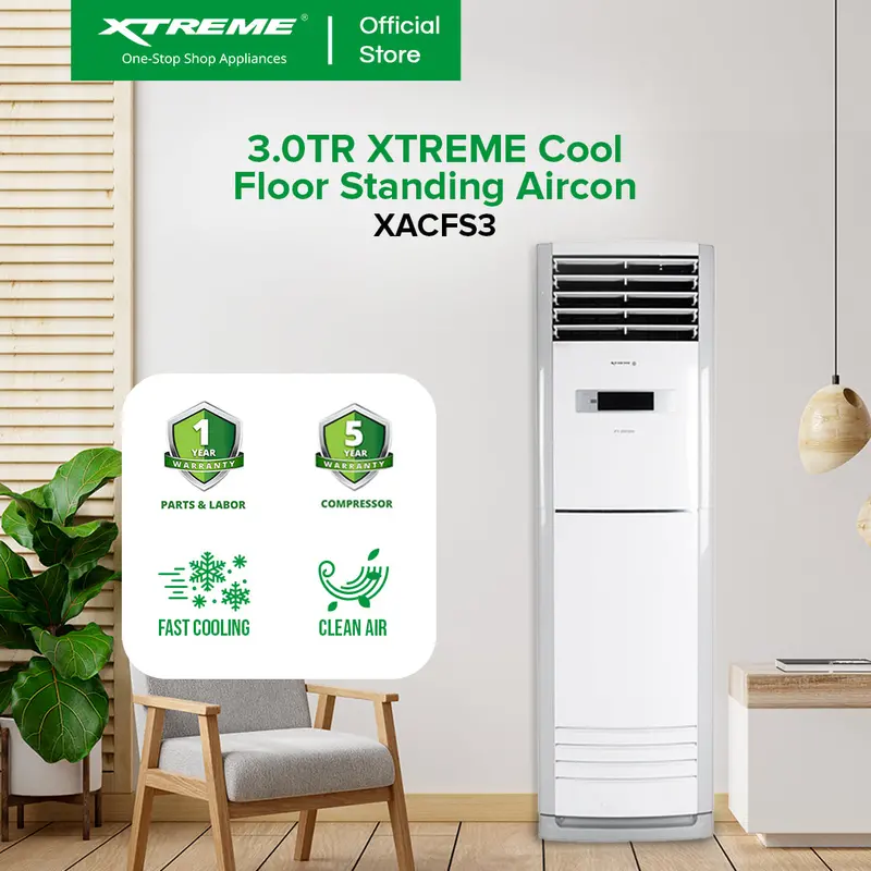 Xtreme Cool 3.0-Ton Inverter-Grade Floor-Standing Aircon (Xacfs3) 1