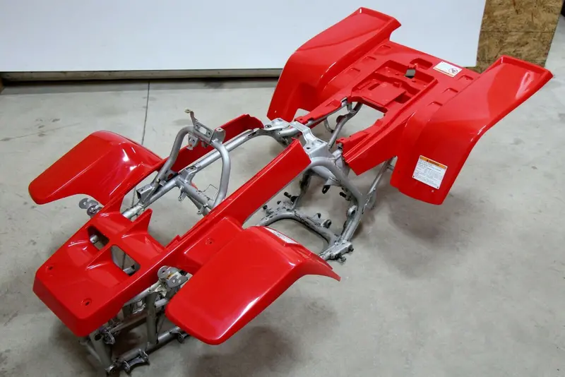 Yamaha Banshee Front And Rear Plastic Fenders (1987–2006) – Red 1