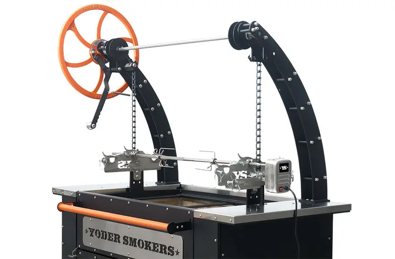 Yoder El Dorado Standard-Duty Rotisserie Kit – 55 Lb Capacity 1