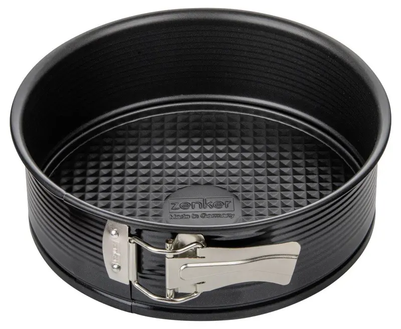 Zenker Black Metallic Flat-Bottom Springform Pan – 20.5 × 6.5 Cm 1