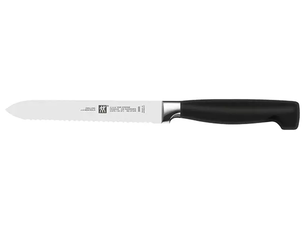 Zwilling Four Star 5-Inch Serrated Utility Knife 1